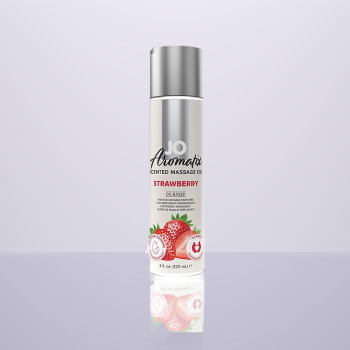 Натуральна масажна олія System JO Aromatix — Massage Oil — Strawberry 120 мл