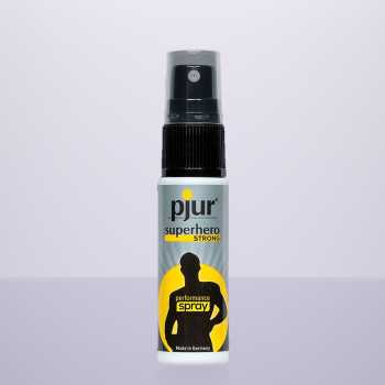 Пролонгуючий спрей pjur Superhero Strong Spray з екстрактом імбиру, вбирається в шкіру 20 мл