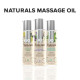 Масажна олія System JO - Naturals Massage Oil - Lavender & Vanilla з натуральними ефірними оліями 110 мл