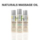 Масажна олія System JO - Naturals Massage Oil - Peppermint & Eucalyptus з натуральними ефірними олія 120 мл