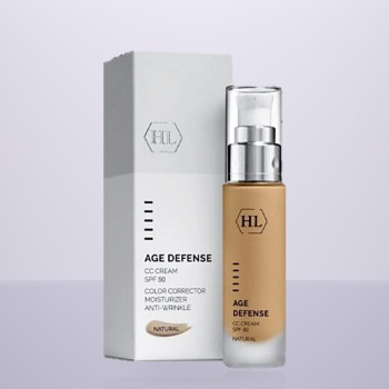 СС крем SPF 50 натуральний CC Cream Natural AGE DEFENSE HOLY LAND 50 мл