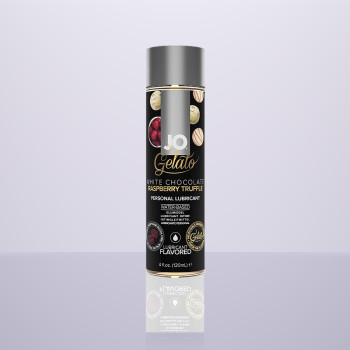 Змазка на водній основі System JO GELATO White Chocolate Raspberry (120 мл) без цукру та парабенів