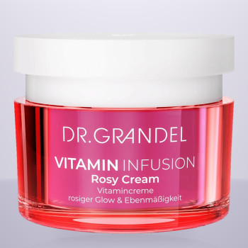 Крем 24ч зволоження та живлення з екстрактом рожевого грейпфрута Dr. Grandel Vitamin Infusion Rosy Cream 50 мл