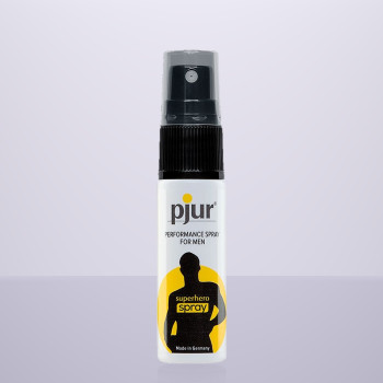 Пролонгуючий спрей pjur Superhero Spray вбирається в шкіру, натуральні компоненти 20 мл