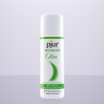 Лубрикант на водній основі pjur Woman Aloe з екстрактом алое, зволожувальний, без парабенів 30 мл