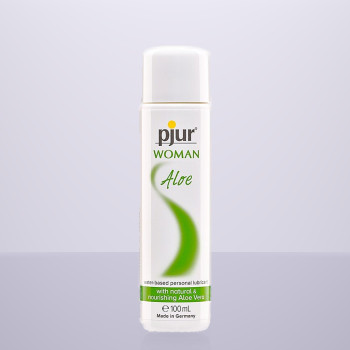 Лубрикант на водній основі pjur Woman Aloe з екстрактом алое, зволожувальний, без парабенів 100 мл