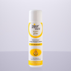 Силіконове мастило pjur MED Soft glide з маслом жожоба для дуже сухої та чутливої шкіри 100 мл