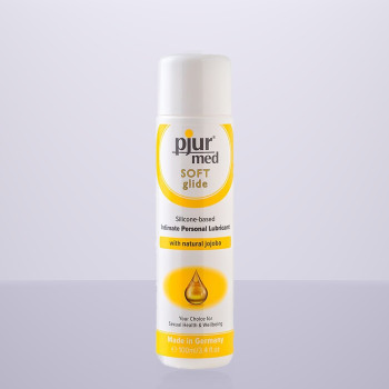 Силіконове мастило pjur MED Soft glide з маслом жожоба для дуже сухої та чутливої шкіри 100 мл