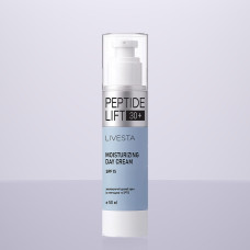 Денний крем із пептидами з SPF15 PeptideLift 30+ Livesta, 50 мл