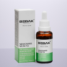 Звужуюча пори сироватка для обличчя з 5% ніацинаміду Bebak Pharma, 30 мл