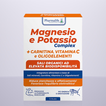 Дієтична добавка "Комплекс магнію та калію" Pharmalife, 12 саше по 5 г