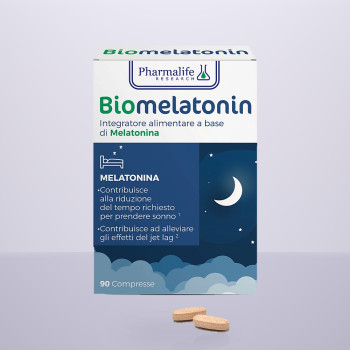 Дієтична добавка для покращення сну "Біомелатонін" Pharmalife, 90 таблеток