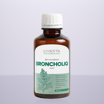 Дієтична добавка сироп BronchoLiq LIVESTA, 100 мл