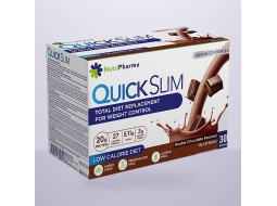 Коктейль Quick Slim "Подвійний шоколад", 30 саше по 23 г