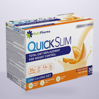 Коктейль Quick Slim "Запашна диня", 30 саше по 23 г