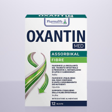 Дієтична добавка з клітковиною для нормалізації маси тіла Oxantin "Абсорбція", 12 саше по 7,4