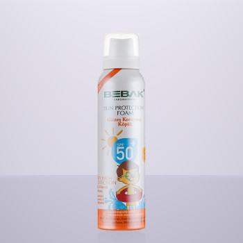 Сонцезахисна пінка для дітей SPF 50+ Bebak, 150 мл