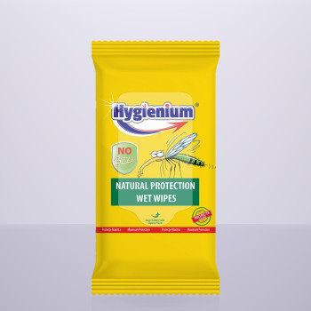 Захисні вологі серветки від укусів комарів HYGIENIUM, 40 шт