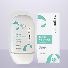 Сонцезахисний крем для жирної шкіри обличчя з SPF 50+ COSMOLIVE, 50 (2511404)