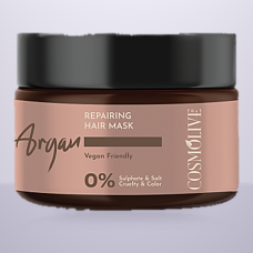 Безсульфатна маска для волосся COSMOLIVE Argan, 250 мл (2507100)