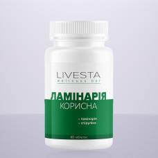 Дієтична добавка «Корисна Ламінарія» LIVESTA, 60 таблеток