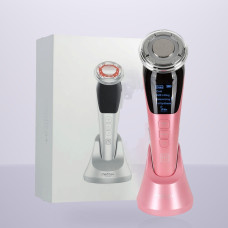 Мікрострумовий RF Lifting Масажер для обличчя Skin Lifting 7.0 Pink - EMS, LED (Japan)