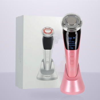 Мікрострумовий RF Lifting Масажер для обличчя Skin Lifting 7.0 Pink - EMS, LED (Japan)