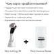 Мікрострумовий RF Lifting Масажер для обличчя Skin Lifting 7.0 Pink - EMS, LED (Japan)