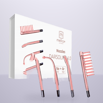 Комплект насадок до дарсонваля Darsoline MEDICA+ LUX (4 шт) (Japan)