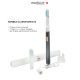Відбілювальна звукова зубна щітка MEDICA+ Lux 10ХN Aluminum Portable Grey (Japan)