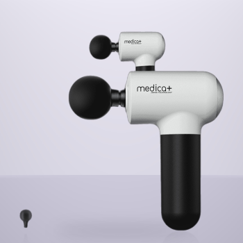 Перкусійний масажер для тіла і м'язів MEDICA+ MassHand Pro 4.0 White (Japan)