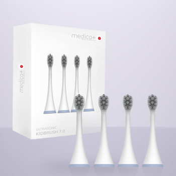 Насадки для звукової зубної щітки MEDICA+ KidsBrush 7.0 blue (4шт) (Japan)