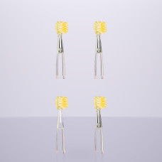 Насадки для дитячої зубної щітки MEDICA+ Kidsbrush 2.0 yellow (4 шт) (Japan)