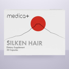 Дієтична добавка MEDICA+ Silken Hair проти випадіння волосся (30 капс.)