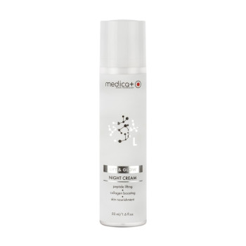 Нічний крем для обличчя з ліфтинг-ефектом MEDICA+ Lift & Glow Night Cream (50 мл)