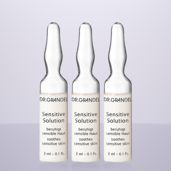 Sensitive Solution Концентрат для чутливої, подразеної шкіри Dr. Grandel 3 x 3 мл