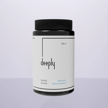 Зволожуюча маска Hydrating hair mask Deeply 1000 мл