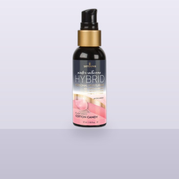 Змазка гібридна Sensuva Hybrid Cotton Candy (57 мл) без цукру, придатна для оральних ласк