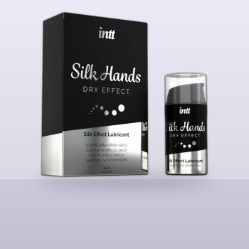 Ультащільна силіконова змазка Intt Silk Hands (15 мл) з матовим ефектом, шовковистий ефект