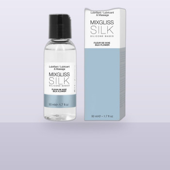 Лубрикант на силиконовой основе MixGliss SILK - FLEUR DE SOIE (50 мл) с цветочным ароматом