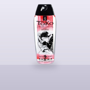 Лубрикант на водній основі Shunga Toko AROMA – Blazing Cherry (165 мл), без цукру