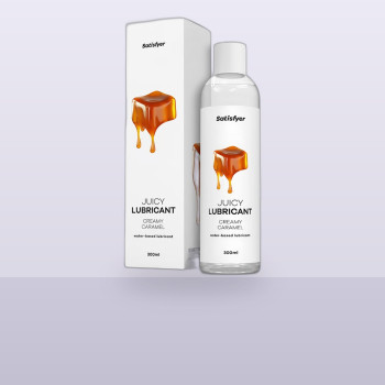 Лубрикант на водній основі Satisfyer Juicy Lubricant Creamy Caramel water based 300 мл