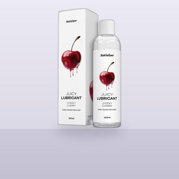 Лубрикант на водній основі Satisfyer Juicy Lubricant Cheeky Cherry water based 300 мл