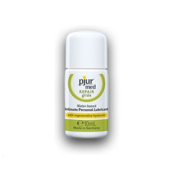 Лубрикант на водній основі pjur MED Repair glide 10 мл з регенеруючим гіалуроном для сухої шкіри