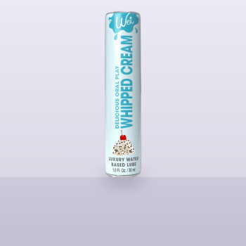 Лубрикант на водній основі Wet Oral Play Whipped Cream (30 мл), їстівний, без цукру
