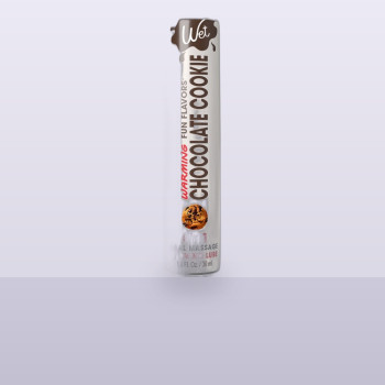 Розігрівальний лубрикант на водній основі Wet Warming Chocolate Cookie 4 in 1, без цукру (30 мл)