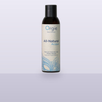 Лубрикант на водній основі Orgie All Natural Acqua, 150 мл, нелипкий, гладкий, натуральний склад
