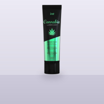 Лубрикант на водній основі Intt Cannabis (100 мл) з маслом насіння коноплі, не розтікається