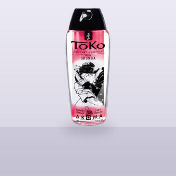 Лубрикант на водній основі Shunga Toko AROMA – Sparkling Strawberry Wine (165 мл), без цукру