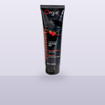 Лубрикант на водній основі Orgie Lube Tube Strawberry, 100 мл, зі смаком і ароматом полуниці